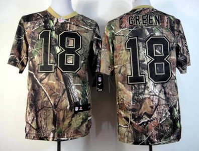 Nike Cincinnati Bengals #18 A.J. Green Realtree Camo Elite Jersey