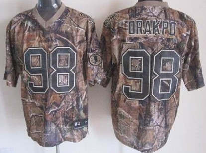 Nike Washington Redskins #98 Brian Orakpo Realtree Camo Elite Jersey 