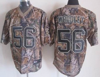 Nike Pittsburgh Steelers #56 LaMarr Woodley Realtree Camo Elite Jersey 