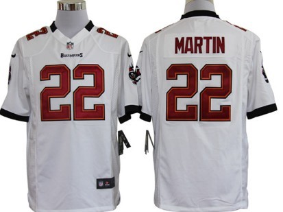 Nike Tampa Bay Buccaneers #22 Doug Martin White Game Jersey 