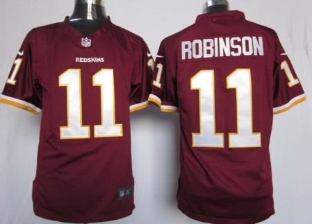 Nike Washington Redskins #11 Aldrick Robinson Red Game Jersey 