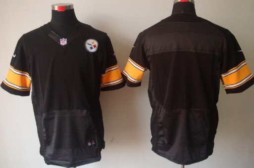 Nike Pittsburgh Steelers Blank Black Elite Jersey 