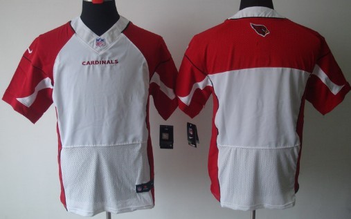 Nike Arizona Cardinals Blank White Elite Jersey 