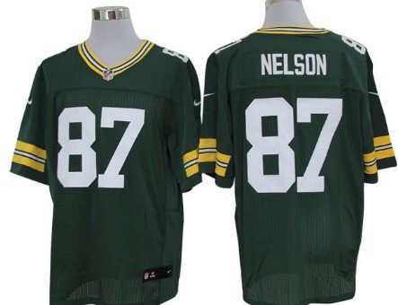 Nike Green Bay Packers #87 Jordy Nelson Green Limited Jersey 