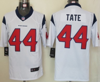 Nike Houston Texans #44 Ben Tate White Limited Jersey 