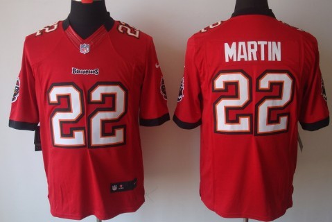 Nike Tampa Bay Buccaneers #22 Doug Martin Red Limited Jersey