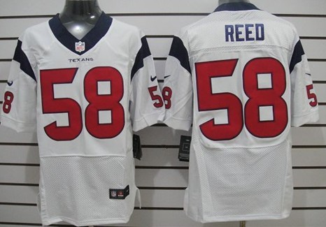 Nike Houston Texans #58 Brooks Reed White Elite Jersey