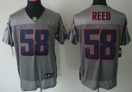 Nike Houston Texans #58 Brooks Reed Gray Shadow Elite Jersey