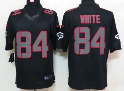 Nike Atlanta Falcons #84 Roddy White Black Impact Limited Jersey 