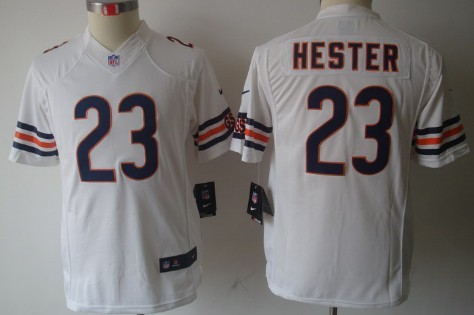 Nike Chicago Bears #23 Devin Hester White Limited Kids Jersey 