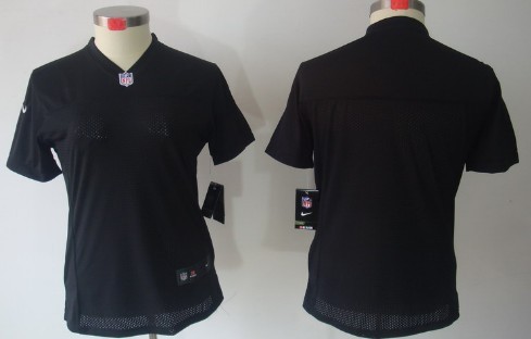 Nike Oakland Raiders Blank Black Limited Womens Jersey 