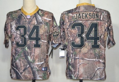 Nike Oakland Raiders #34 Bo Jackson Realtree Camo Elite Jersey 