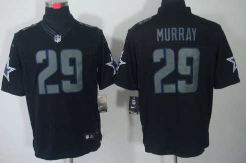 Nike Dallas Cowboys #29 DeMarco Murray Black Impact Limited Jersey 