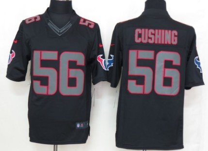 Nike Houston Texans #56 Brian Cushing Black Impact Limited Jersey 