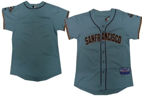 San Francisco Giants Blank Gray Kids Jersey 