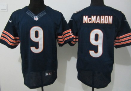 Nike Chicago Bears #9 Jim McMahon Blue Elite Jersey 