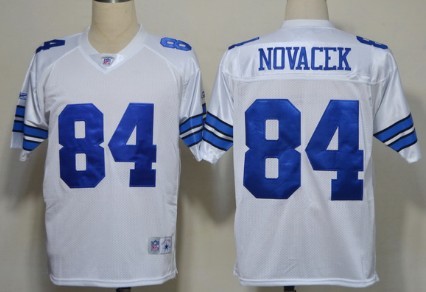 Dallas Cowboys #84 Jay Novacek White Legend Jersey 