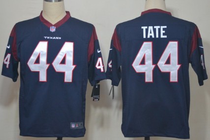 Nike Houston Texans #44 Ben Tate Blue Game Jersey 