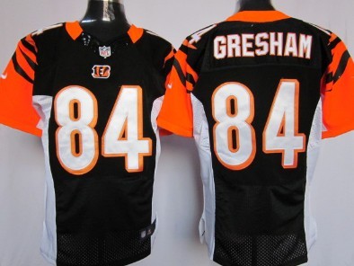 Nike Cincinnati Bengals #84 Jermaine Gresham Black Elite Jersey 