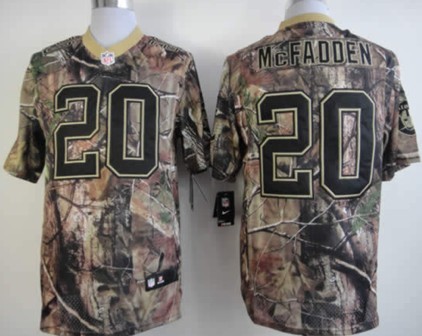 Nike Oakland Raiders #20 Darren McFadden Realtree Camo Elite Jersey 