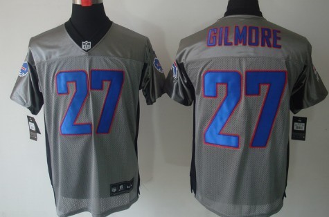 Nike Buffalo Bills #27 Stephon Gilmore Gray Shadow Elite Jersey 