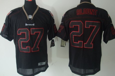 Nike Tampa Bay Buccaneers #27 LeGarrette Blount Lights Out Black Elite Jersey