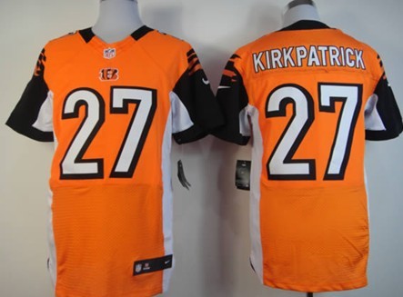 Nike Cincinnati Bengals #27 Dre Kirkpatrick Orange Elite Jersey 