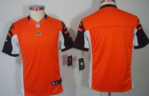 Nike Cincinnati Bengals Blank Orange Limited Kids Jersey 