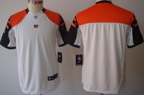 Nike Cincinnati Bengals Blank White Limited Kids Jersey 