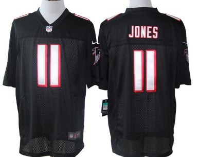 Nike Atlanta Falcons #11 Julio Jones Black Limited Jersey 