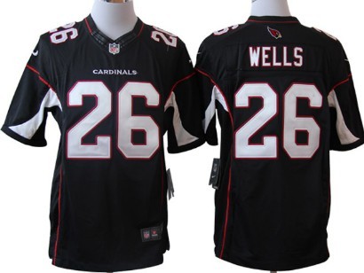 Nike Arizona Cardinals #26 Chris Wells Black Limited Jersey 