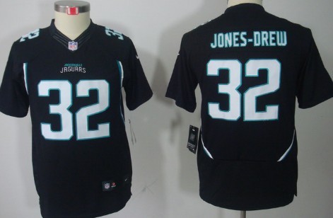 Nike Jacksonville Jaguars #32 Maurice Jones-Drew Black Limited Kids Jersey 