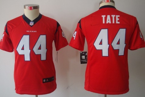 Nike Houston Texans #44 Ben Tate Red Limited Kids Jersey 