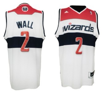 Washington Wizards #2 John Wall Revolution 30 Swingman White Jersey 