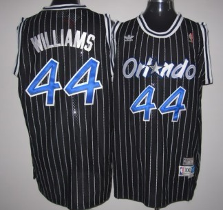 Orlando Magic #44 Jason Williams Black Swingman Throwback Jersey