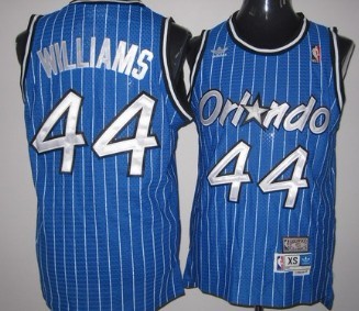 Orlando Magic #44 Jason Williams Blue Swingman Throwback Jersey