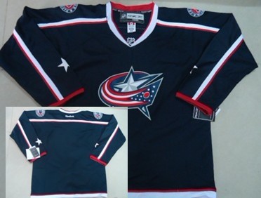 Columbus Blue Jackets Blank Blue Jersey 