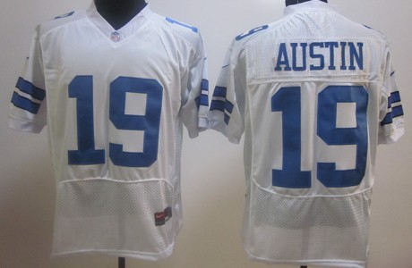 Nike Dallas Cowboys #19 Miles Austin White Elite Jersey 