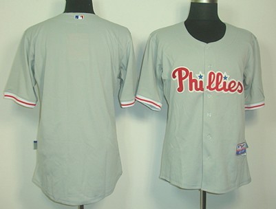 Philadelphia Phillies Blank Gray Jersey