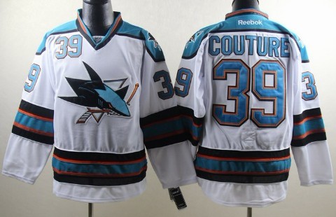 San Jose Sharks #39 Logan Couture White Jersey 