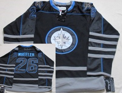 Winnipeg Jets #26 Blake Wheeler Black Ice Jersey 