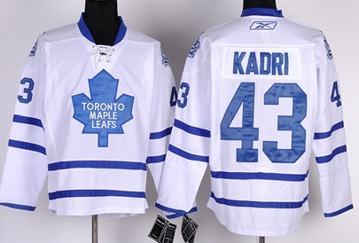 Toronto Maple Leafs #43 Nazem Kadri White Jersey 