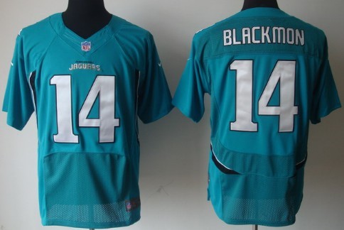 Nike Jacksonville Jaguars #14 Justin Blackmon Green Elite Jersey