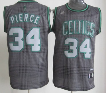 Boston Celtics #34 Paul Pierce Black Rhythm Fashion Jersey 