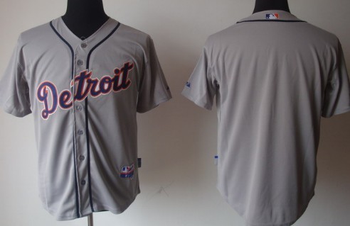 Detroit Tigers Blank Gray Jersey 