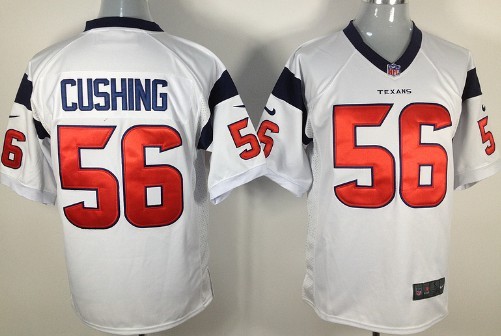 Nike Houston Texans #56 Brian Cushing White Game Jersey 