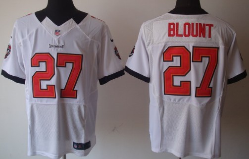 Nike Tampa Bay Buccaneers #27 LeGarrette Blount White Elite Jersey