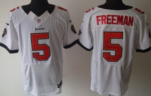 Nike Tampa Bay Buccaneers #5 Josh Freeman White Elite Jersey