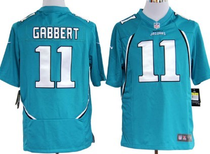 Nike Jacksonville Jaguars #11 Blaine Gabbert Green Game Jersey