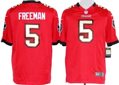 Nike Tampa Bay Buccaneers #5 Josh Freeman Red Game Jersey